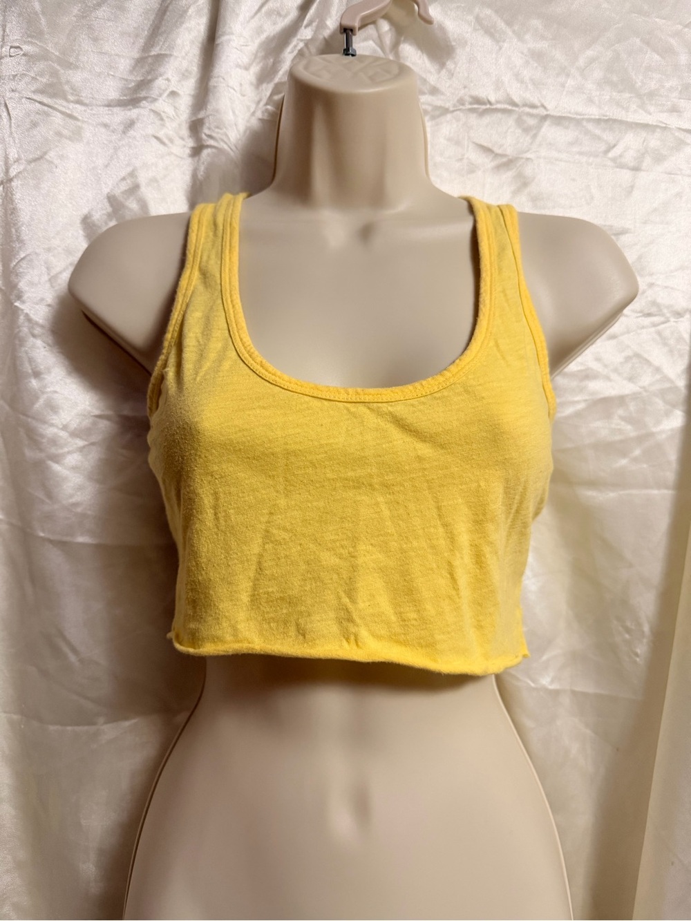 Yellow Cropped Tank